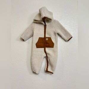 Carhartt Infant Sherpa Fleece Bunting Coverall - Workwear Style Onesie